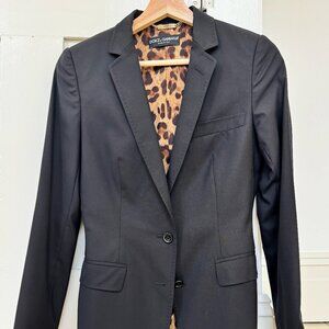Dolce & Gabbana — Single-Breasted Wool Blazer — Black — W — Size EU 38